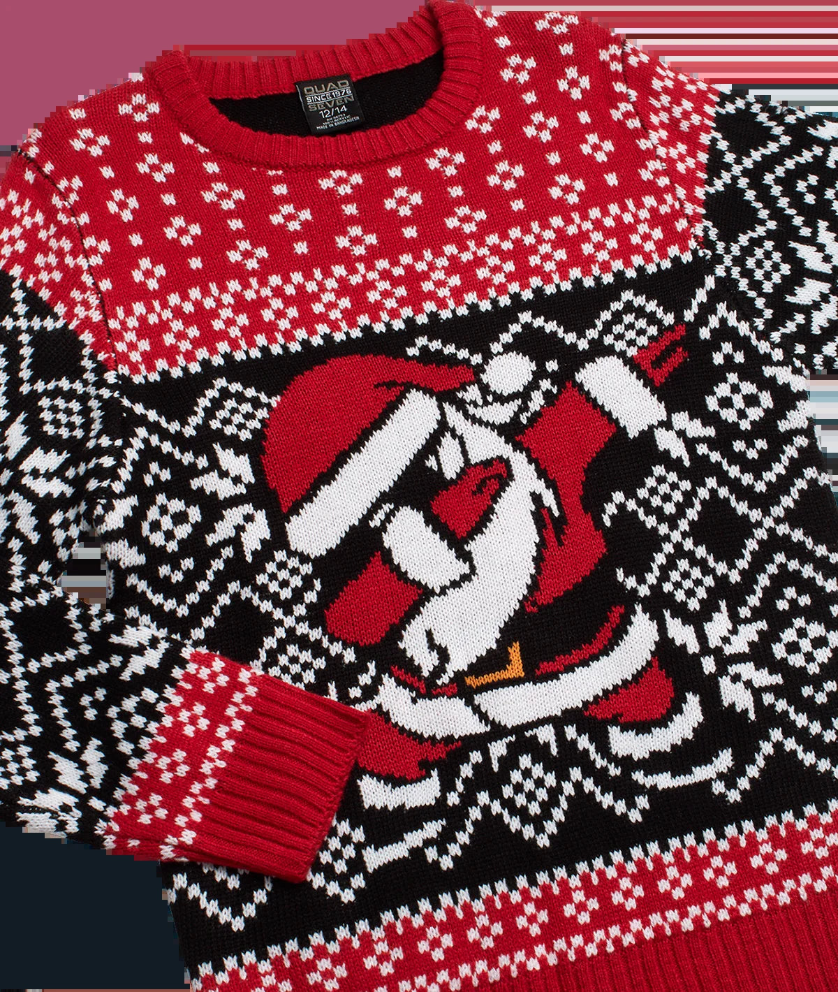 Boys' Ugly Christmas Sweater - Novelty Xmas Holiday Party Pullover (4-18)