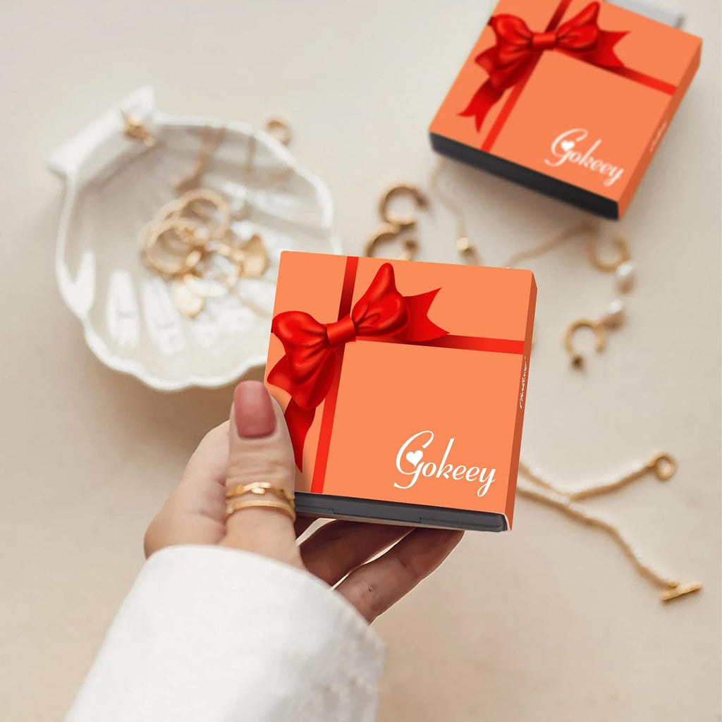 Gold Bracelets for Women Trendy,14K Gold Plated Dainty Stackable Paperclip Cuban Link Chain Bracelets, Simple Cute Cuff Bracelets Jewelry Set Adjustable 7"+2"